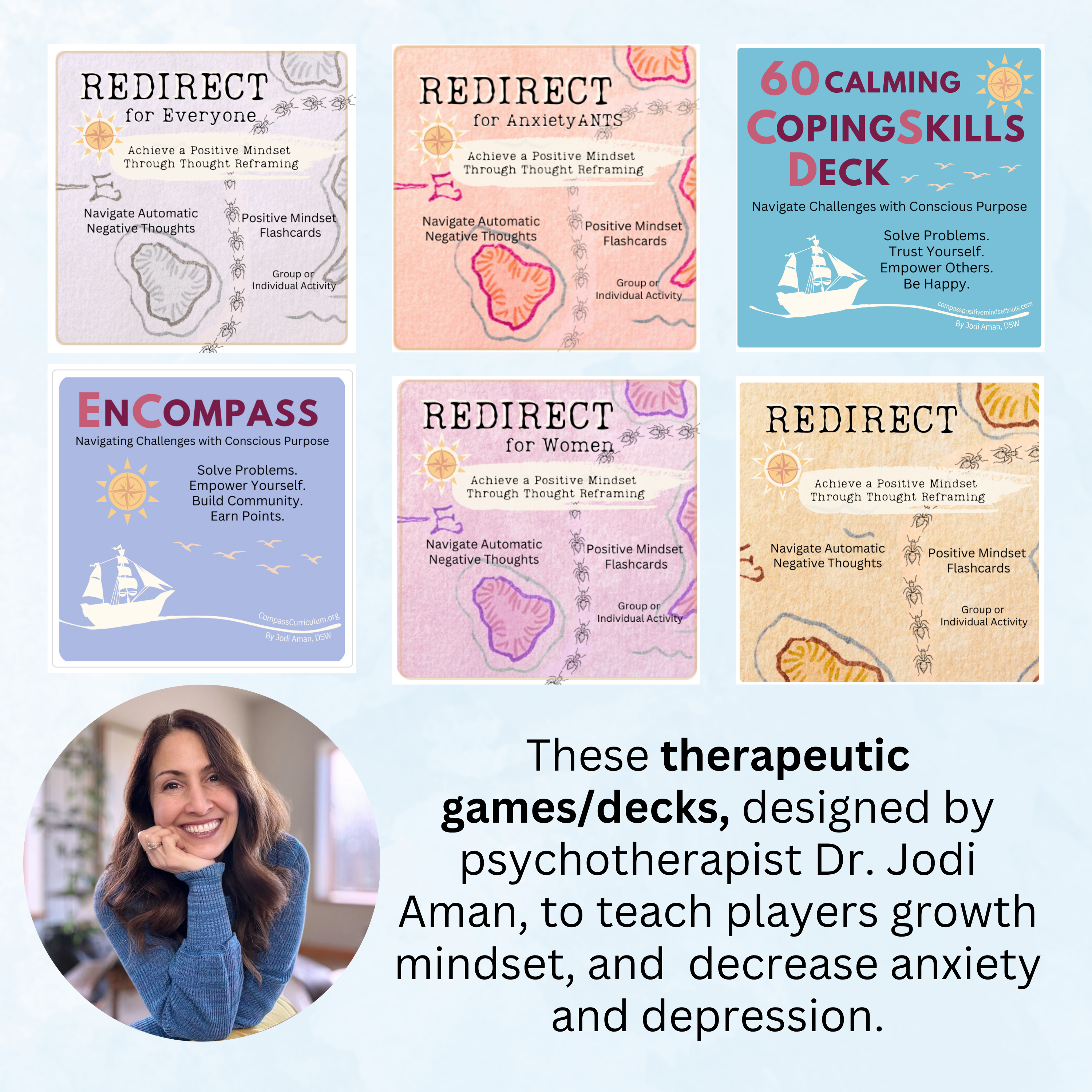 60 Calming Coping Skills Card Deck Therapeutic Tools for Anxiety, Anger, Depression