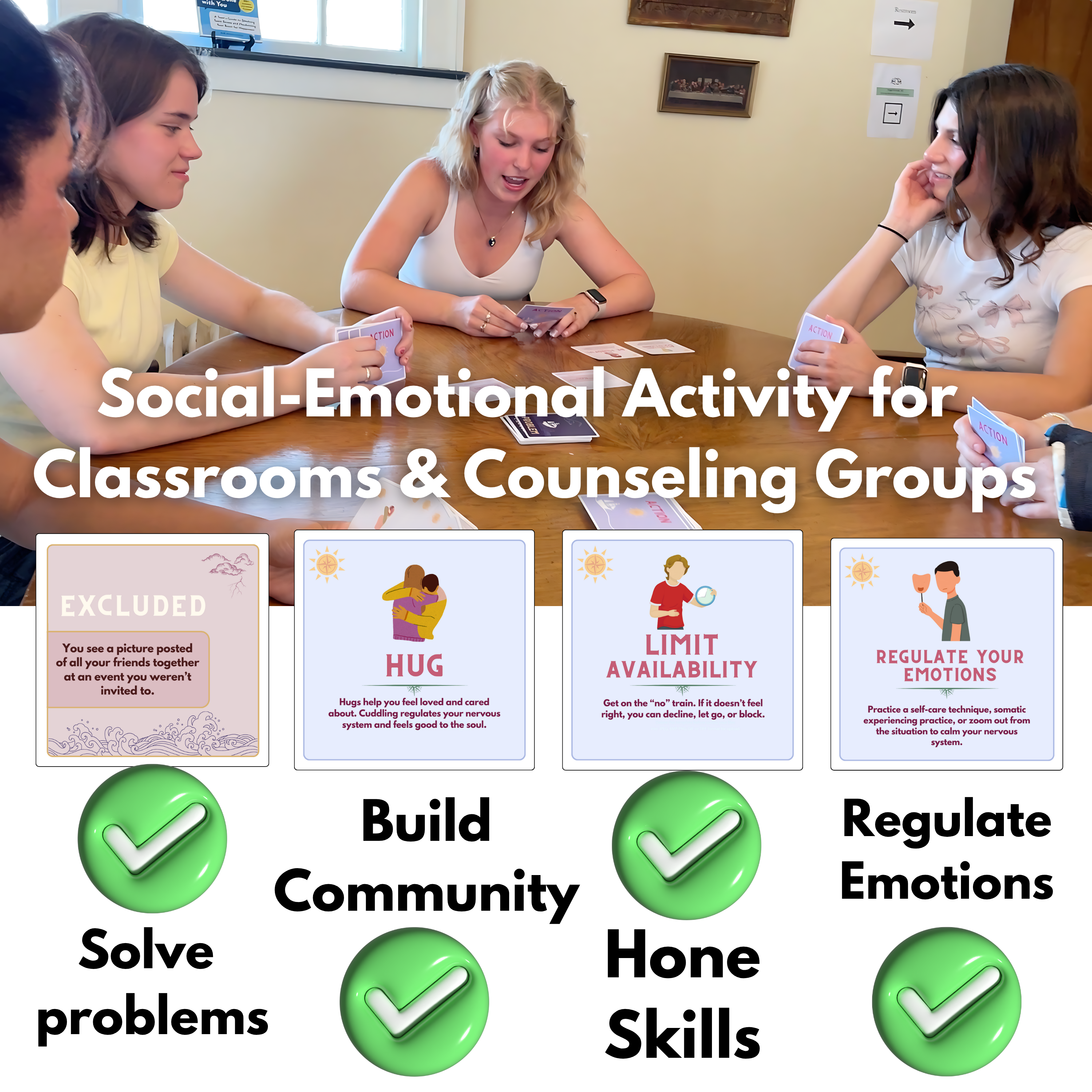 EnCompass Coping Skills Card Game: Improve Problem-Solving and Decision Making