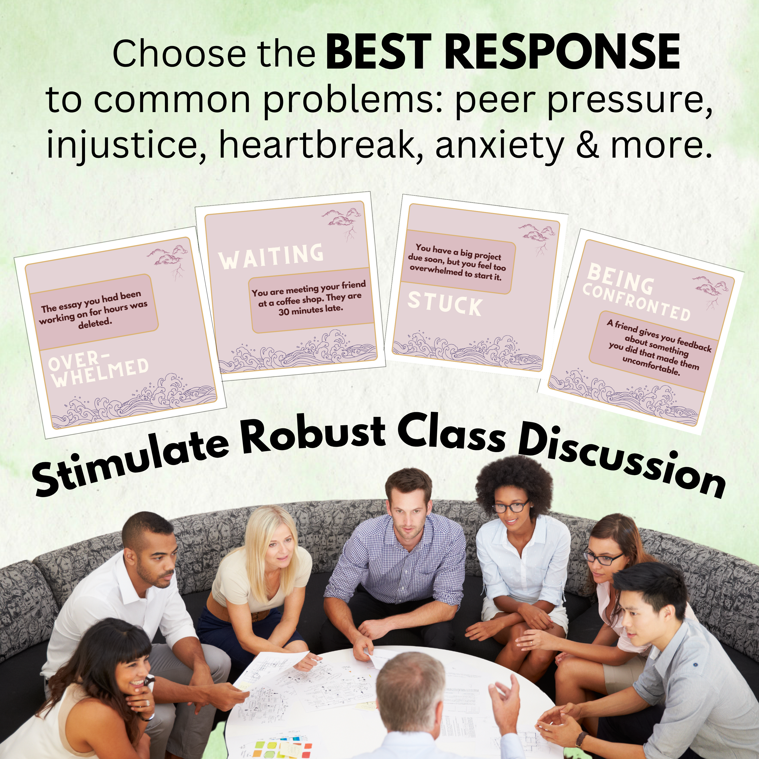 EnCompass Coping Skills Card Game: Improve Problem-Solving and Decision Making