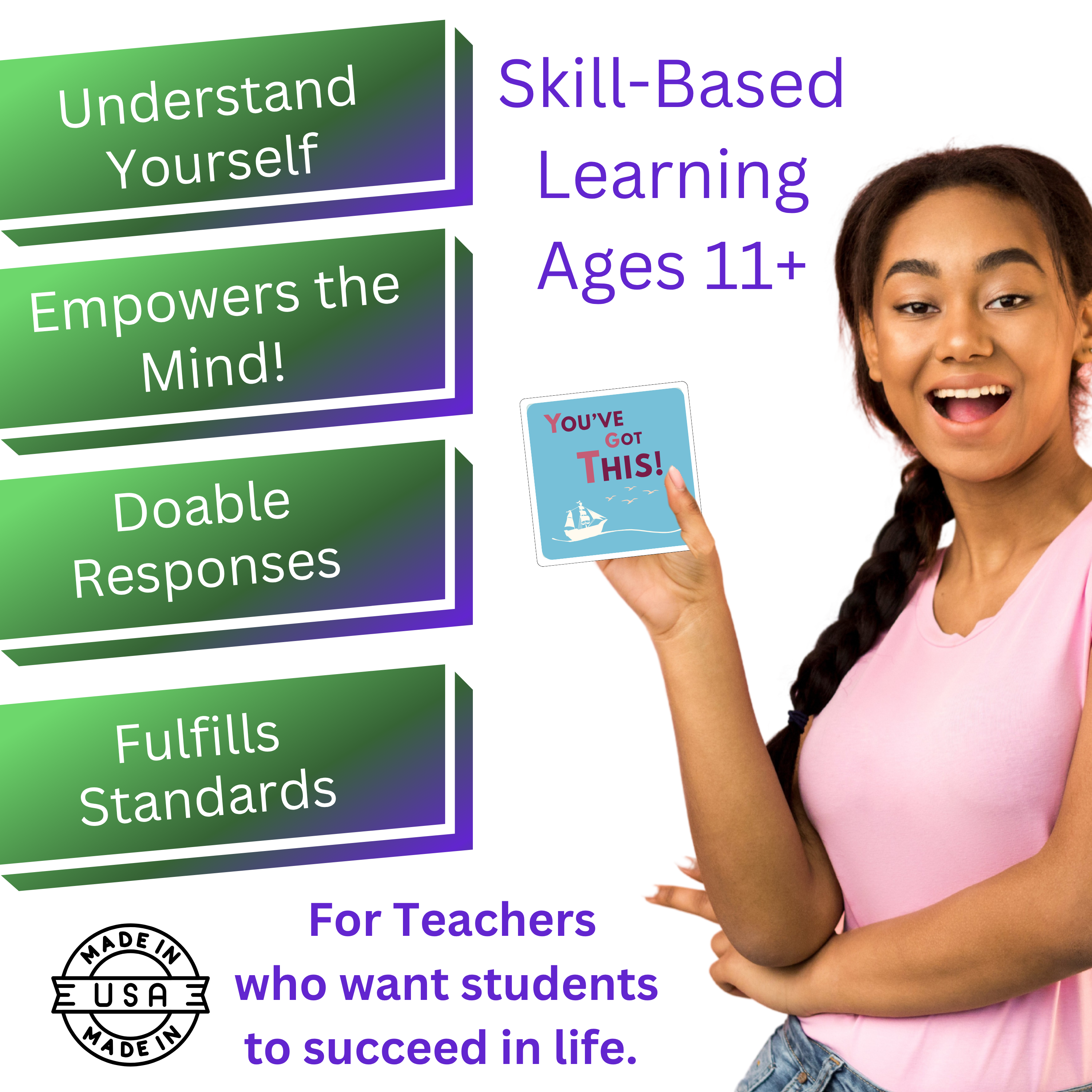 60 Calming Coping Skills Card Deck Therapeutic Tools for Anxiety, Anger, Depression