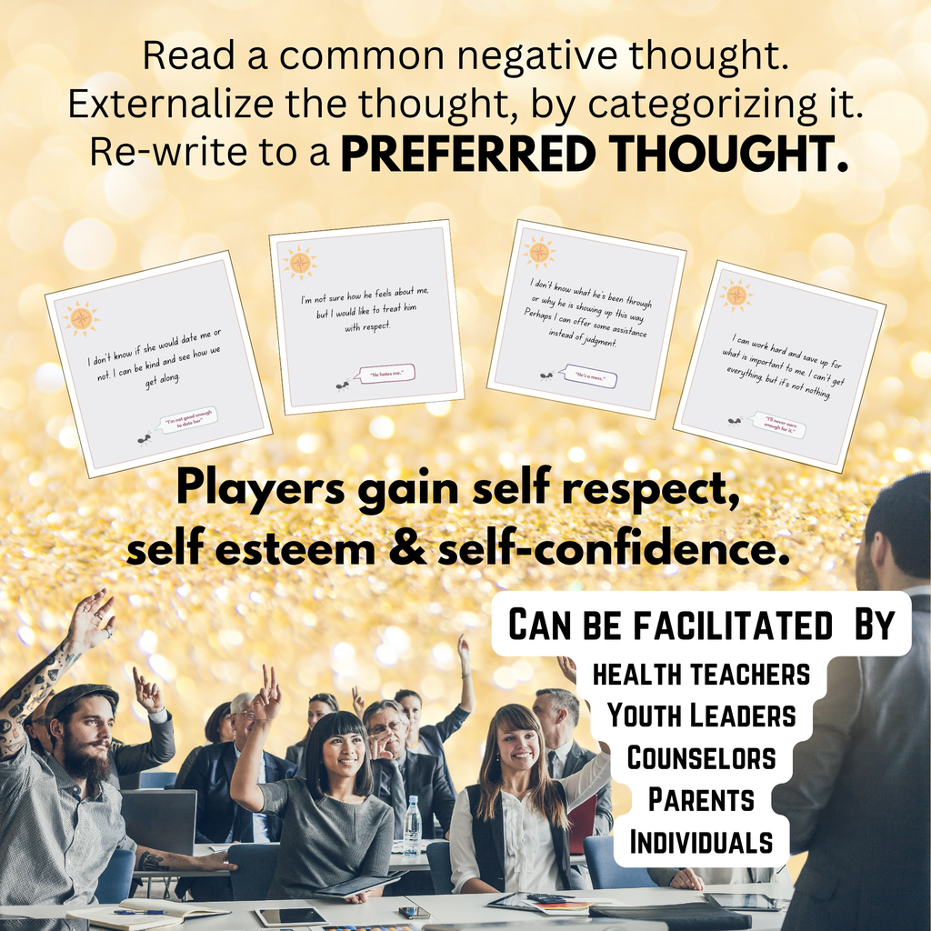 Redirect for Teens: Challenge Automated Negative Thoughts (ANTs) with Positive Thinking